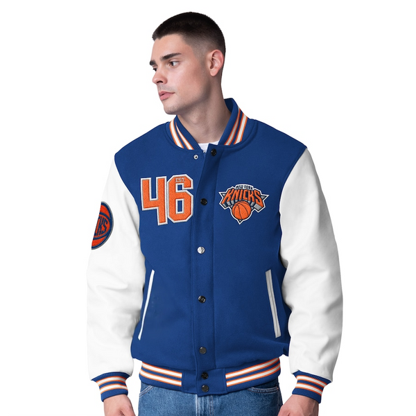 Shop New York Knicks Varsity Jacket