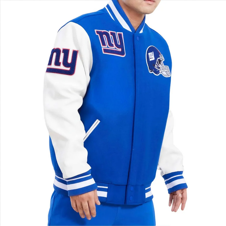 Unisex New York NFL jacket in classic varsity style in USA
