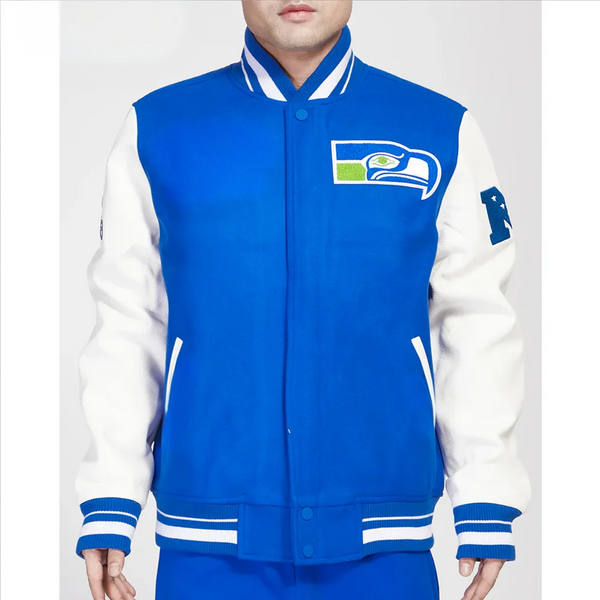 Shop NFL Seattle Seahawks Varsity Jacket Men and Women