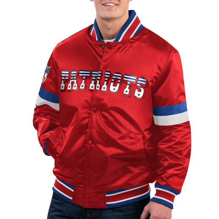 New England Patriots satin jacket for men and women in USA