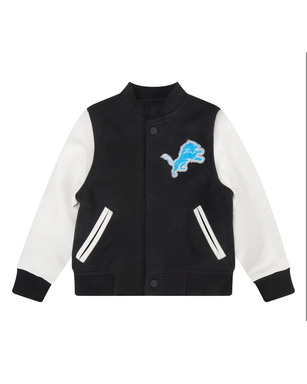 Lions team logo varsity jacket


