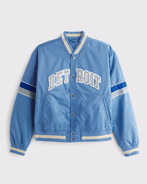 Detroit Lions varsity bomber jacket


