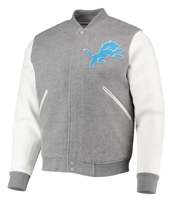 Heathered grey Lions jacket for men

