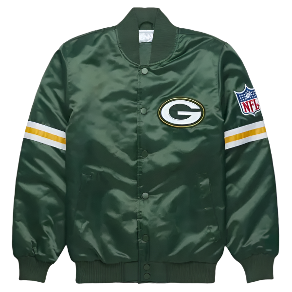 Green Bay Packers satin jacket for men and women in USA