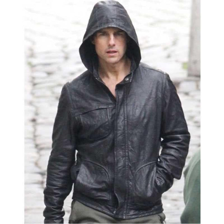 Tom Cruise  M.I 4 Ghost Protocol Black Hoddie Stylish Jacket
