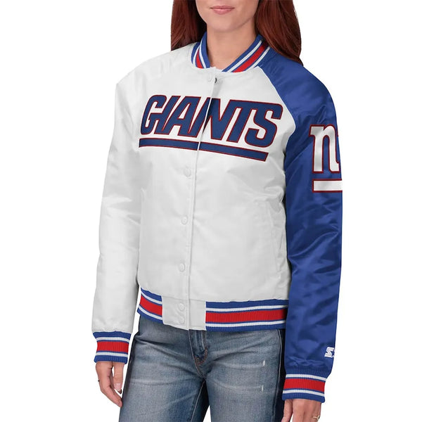 NFL New York Giants Satin Jacket Men and Women