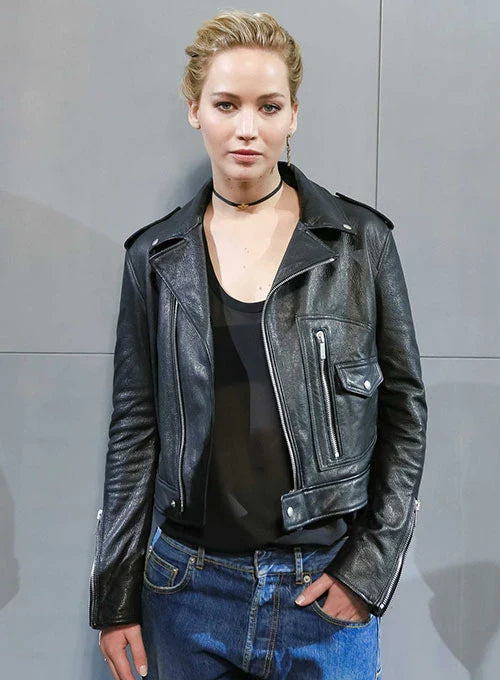 Premium Jennifer Lawrence Inspired Leather Jacket
