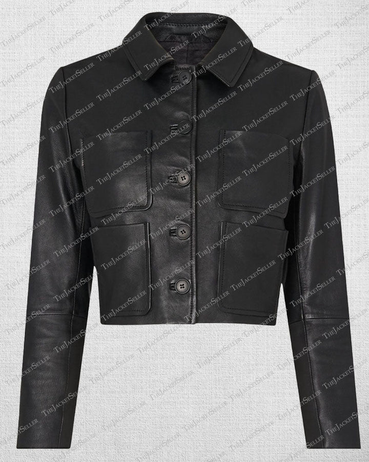 Jenna Ortega Wednesday Leather Jacket