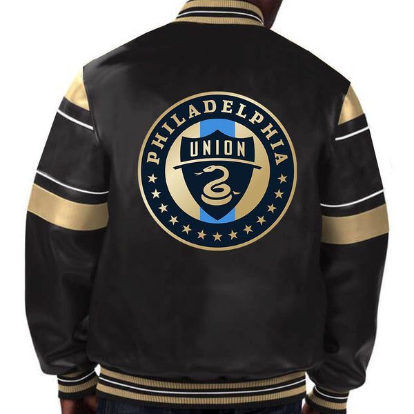 MLS Philadelphia Union Leather Jacket