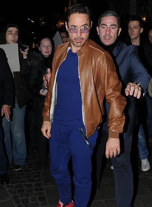 IRON MAN LEATHER JACKET