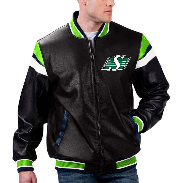 TJS CFL Saskatchewan Roughriders Jacket in France style