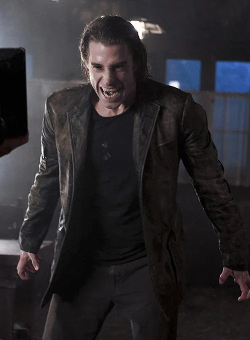 Scott Speedman Underworld leather blazer