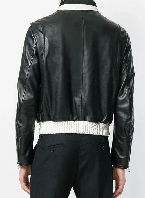 Trendy leather jacket for men