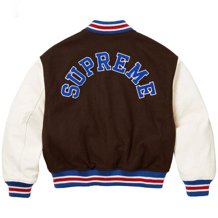 Unisex Supreme Tiger Varsity Jacket in UK