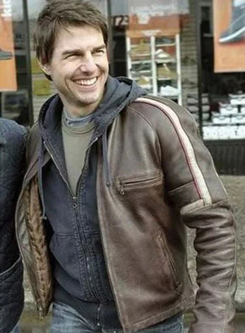 Tom Cruise's protective leather jacket in War of the Worlds in USA style
