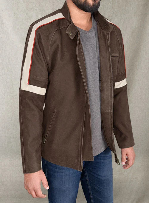 Tom Cruise's action-packed leather jacket from War of the Worlds in American style
