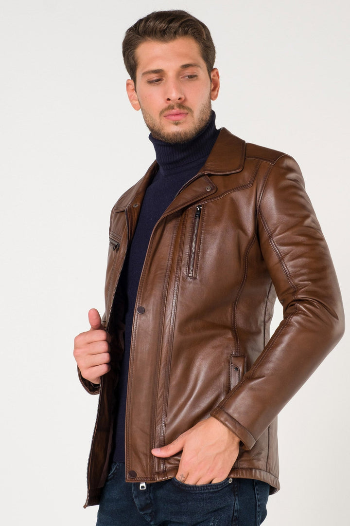 Genuine leather jacket