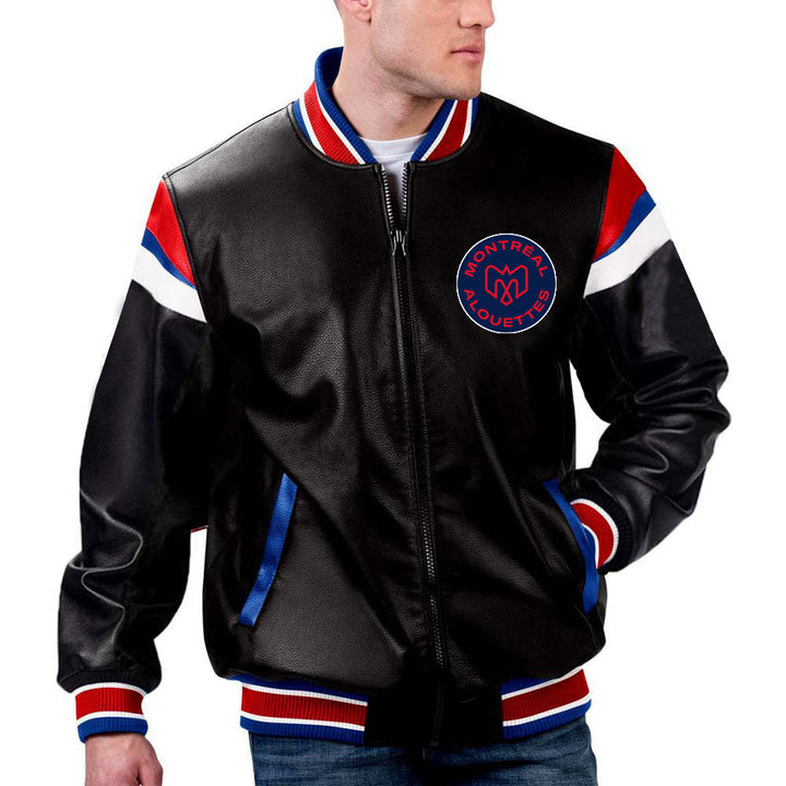 Montreal Alouettes leather jacket for men and women in US